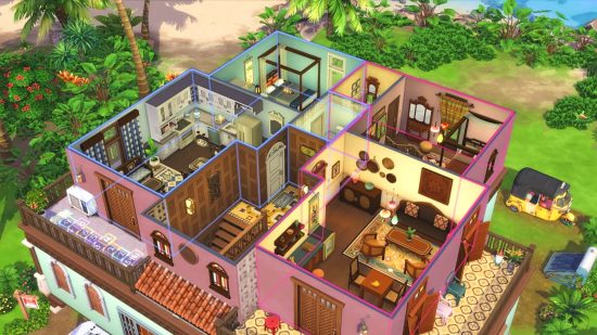 The Sims 4 For Rent expansion pack: A building able to house multiple families.