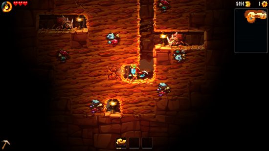 digging your own path in steamworld dig 2