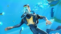Subnautica 3: A diver from Krafton survival game Subnautica