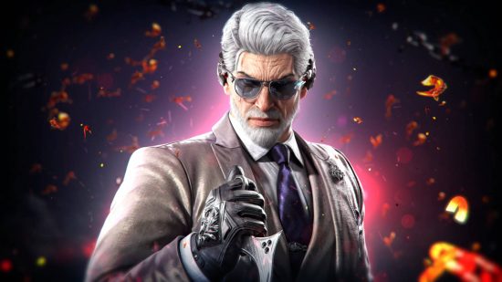 Victor Chevalier is a well-dressed man wearing gloves and shades. He is one of the new characters in the Tekken 8 roster.