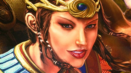 Titan Quest Anniversary Edition sale - A warrior wearing a gold headband.