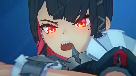 Zenless Zone Zero release date: Ellen, the five-star character that aligns to the Victoria Housekeeping Company, bares her shark teeth as she descends on her prey.