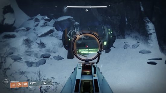 Destiny 2 Warlords Ruin guide dungeon chest with blue mist