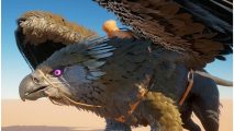 A Mountain Gryphon is one of the new beasts you can tame with the help of Ark Survival Ascended mods.