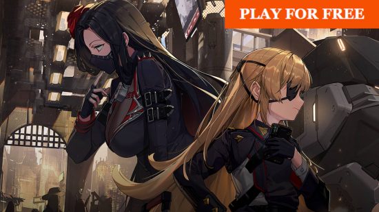 Best free games - two women, one with an eyepatch and one wearing a mask, pondering about something.