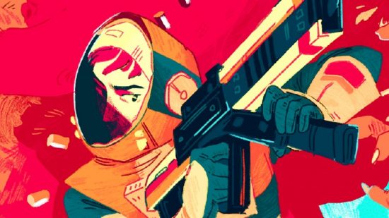 Best Steam games with zero players: An animated hero from FPS game Strafe