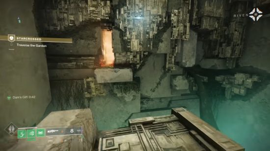 Destiny 2 starcrossed wish keeper exotic mission: The parkour section resembles Vault of Glass