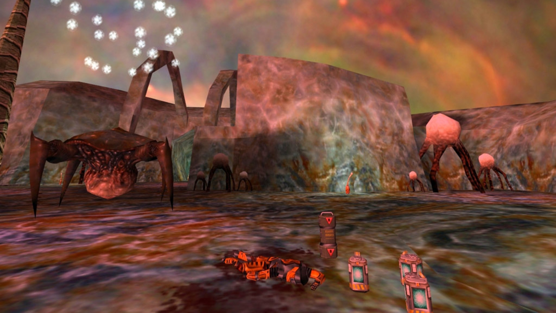 Half-Life retrospective: The alien world Xen from Valve FPS game Half-Life