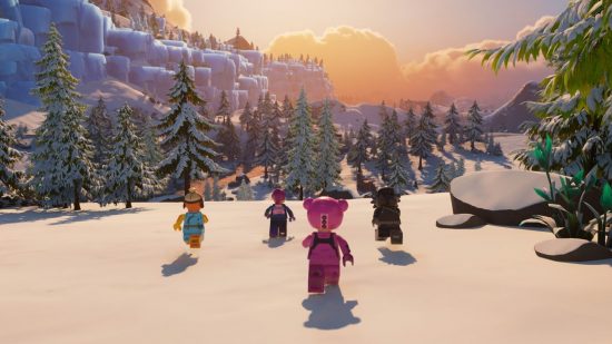 Lego Fortnite frostlands are randomly generated on the Lego Fortnite map