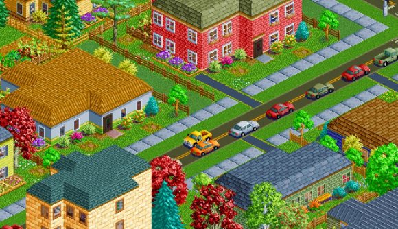 Metropolis 1998 Steam SimCity: A small town in pixel style from city building game Metropolis 1998