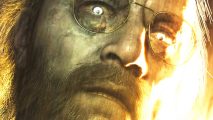 Resident Evil Reverse Steam players: A frightening man in glasses, Jack Baker from Capcom survival horror game Resident Evil 7