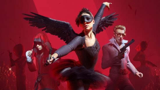 The Finals battle pass: a ballerina wearing a black tutu and black wings.