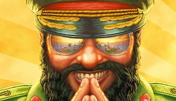 Tropico GOG sale: A leader and general from classic strategy game Tropico