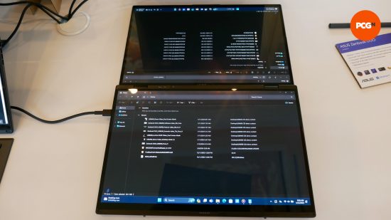 Asus Zenbook Duo preview 13 mirror screen mode
