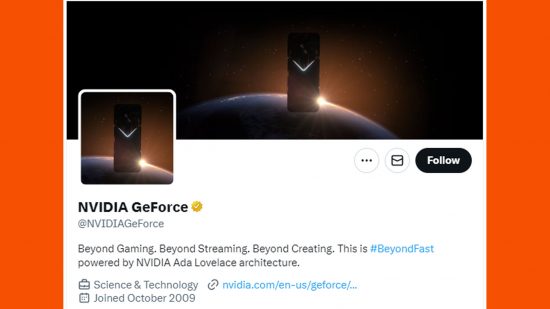 Nvidia RTX 40 Super Tease GeForce X Twitter