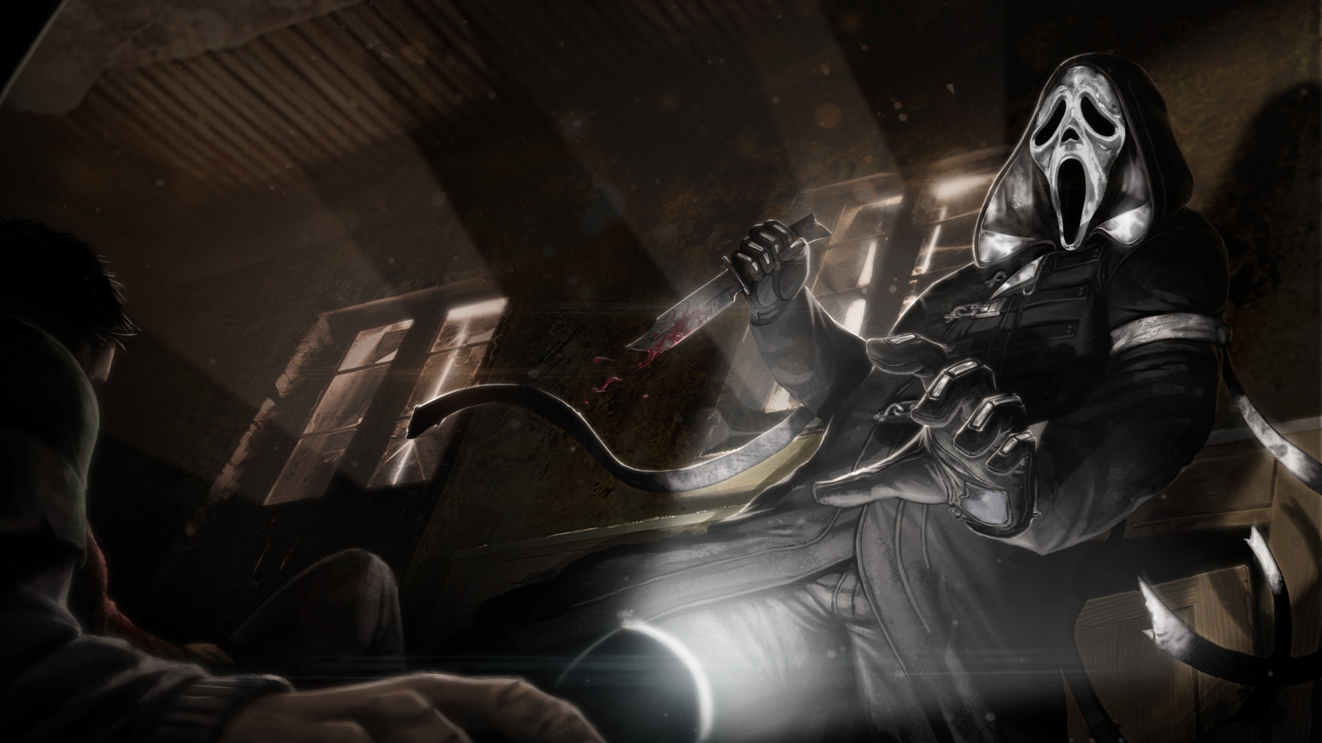 Dead by Daylight killers three gen: Ghostface from BHVR horror game DBD