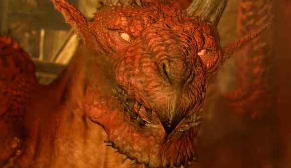 GOG Winter Sale Encore - A red-scaled dragon from Dragon's Dogma: Dark Arisen.