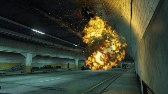 GTA 5 mods: The Mayhem Carmageddon mod.