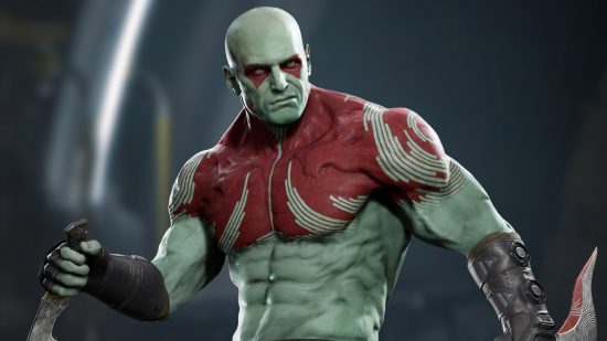 Drax the Destroyer in Marvel's Guardians of the Galaxy game.