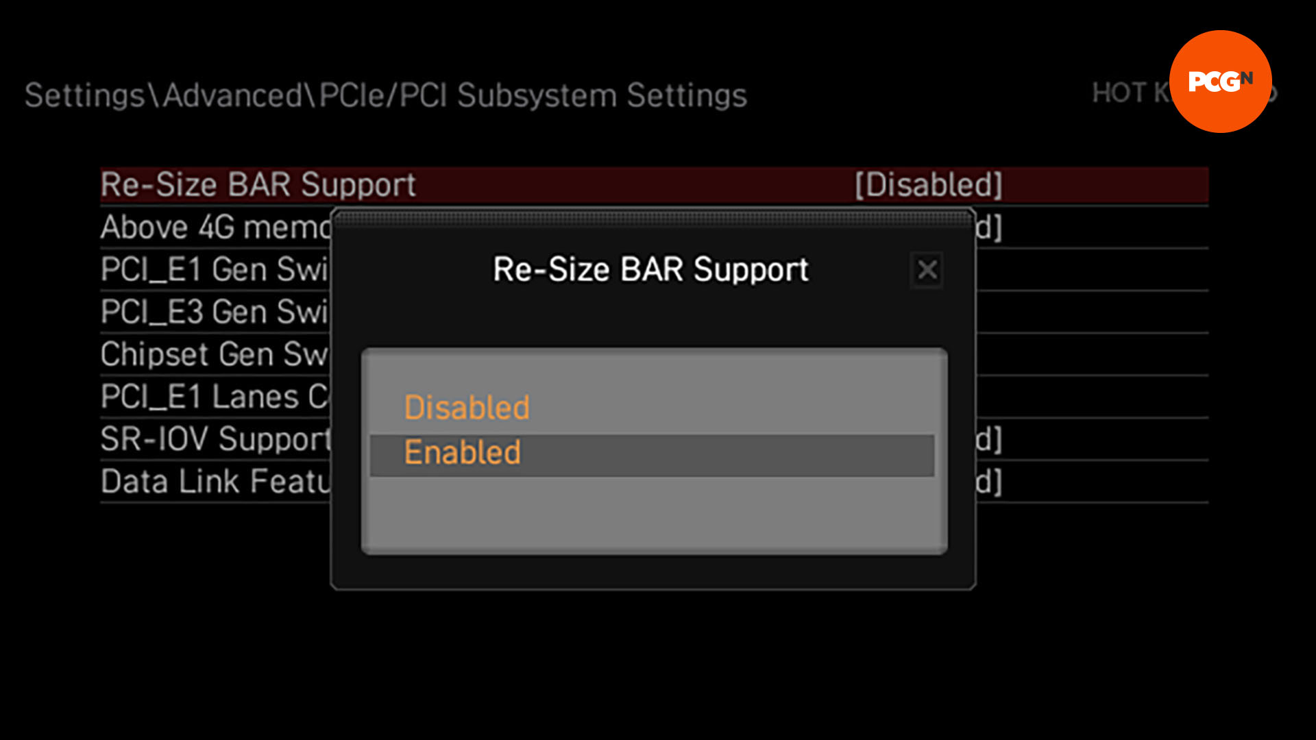 How to enable resizable BAR: Asus motherboard EFI