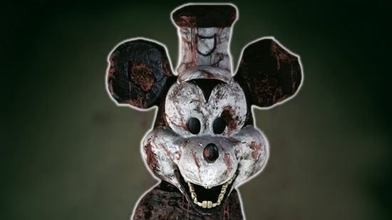 A scary version of Steamboat Willie, the antagonist in Infestation 88.