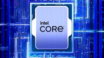 An Intel Socket LGA 1700 processor against a blue background