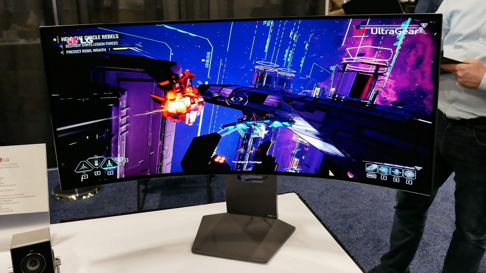 LG's new OLED gaming monitor is its bendiest and most brilliant yet