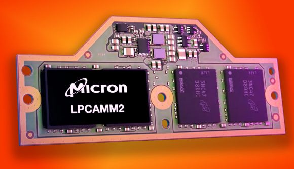 Micron CAMM2 module using LPDDR55 memory