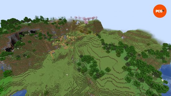 A large, flat, Minecraft seed with lots of biomes, perfect for building.