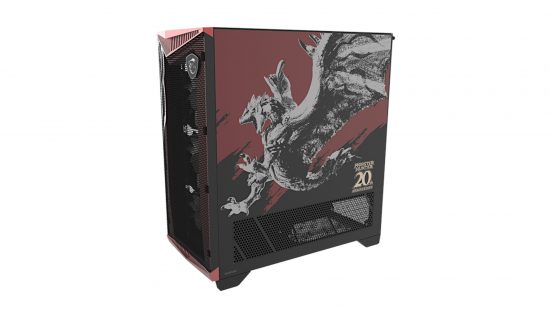 The limited edition MSI x Monster Hunter case