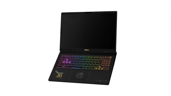 The limited edition MSI x Monster Hunter laptop