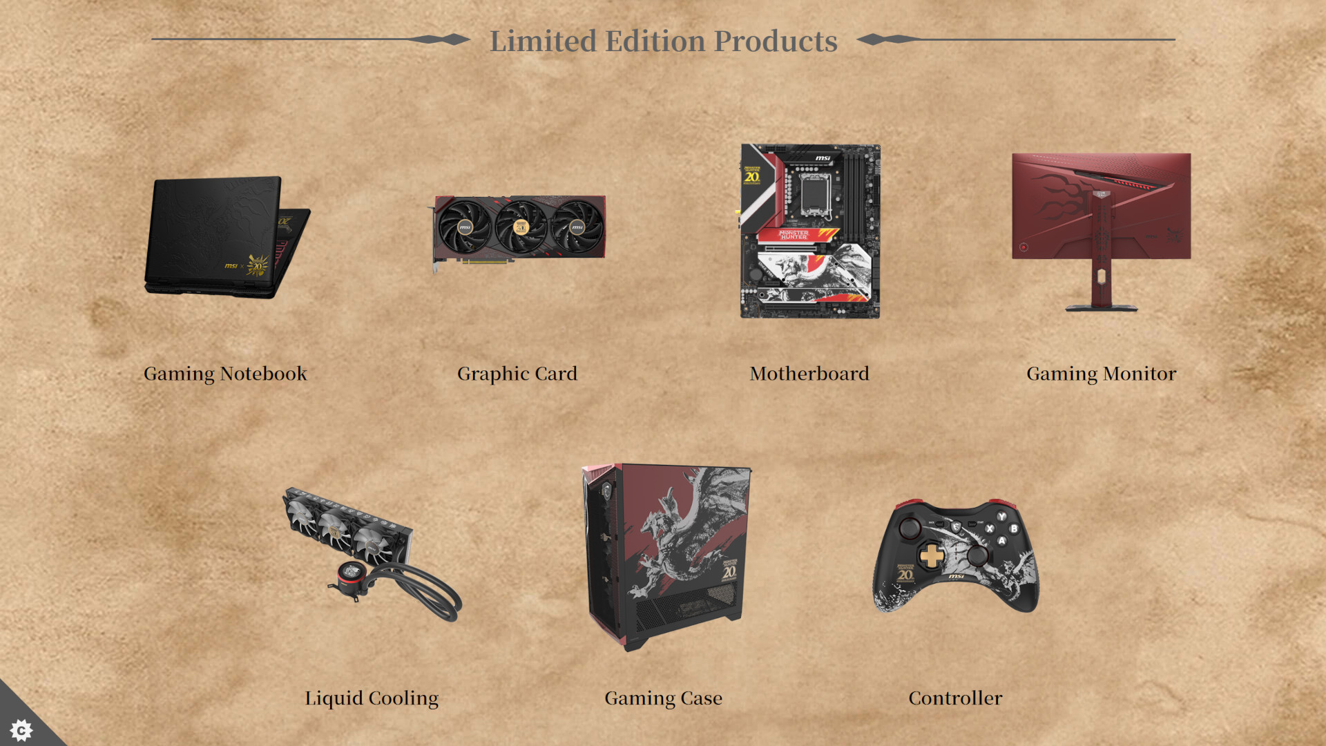 This MSI Monster Hunter limited edition collection is jaw-dropping