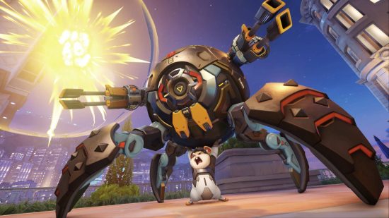 Overwatch 2 tier list - Wrecking Ball is a hamster which is trying to simulate lifting the mech above it.