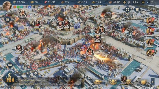 Age of Empires Mobile lleva el clásico juego de estrategia para PC a los teléfonos: una captura de pantalla del juego del nuevo juego.