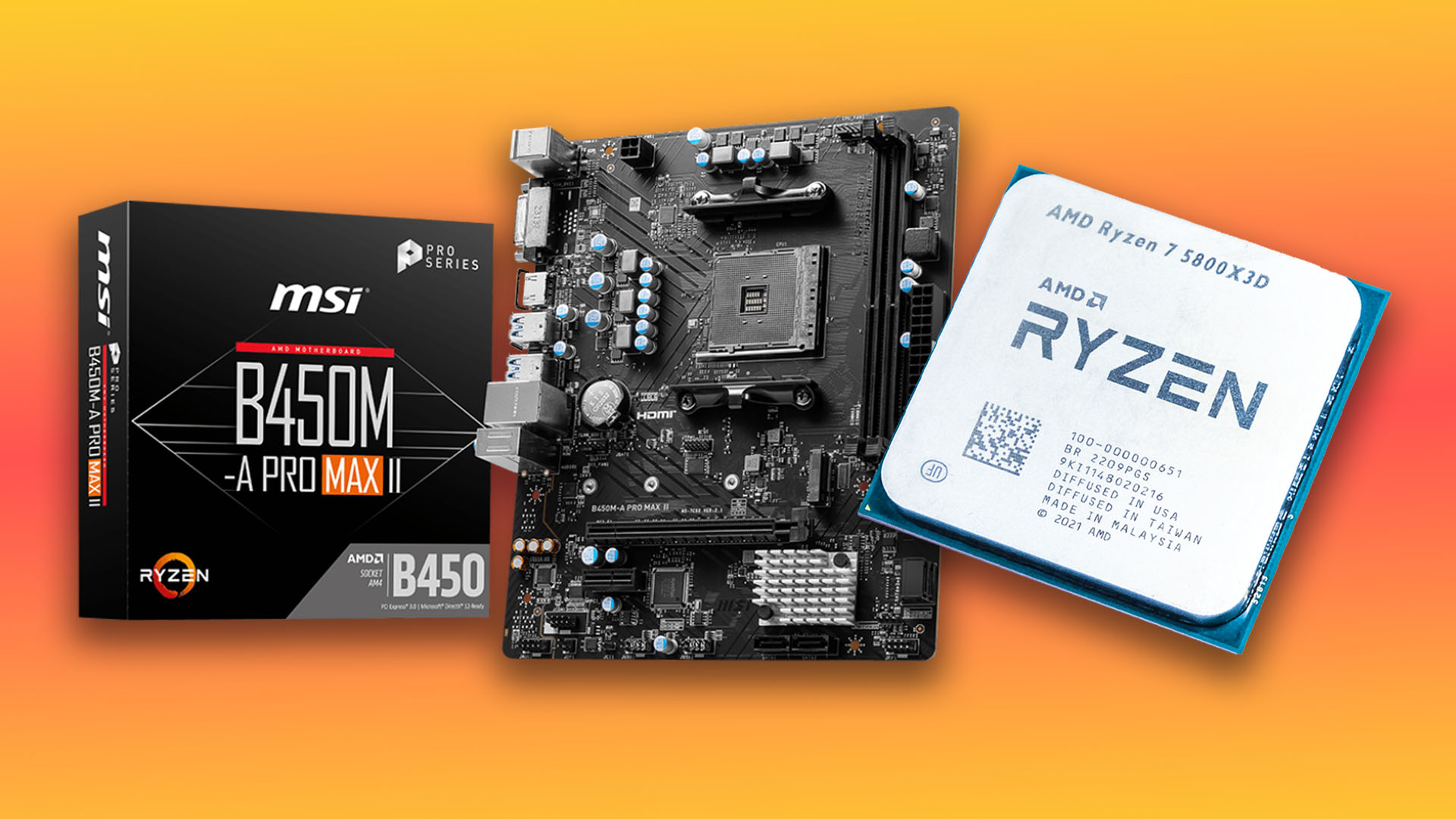 This AMD Ryzen 7 5800X3D deal even includes a free motherboard