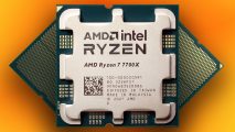 AMD Ryzen CPU with Intel logo