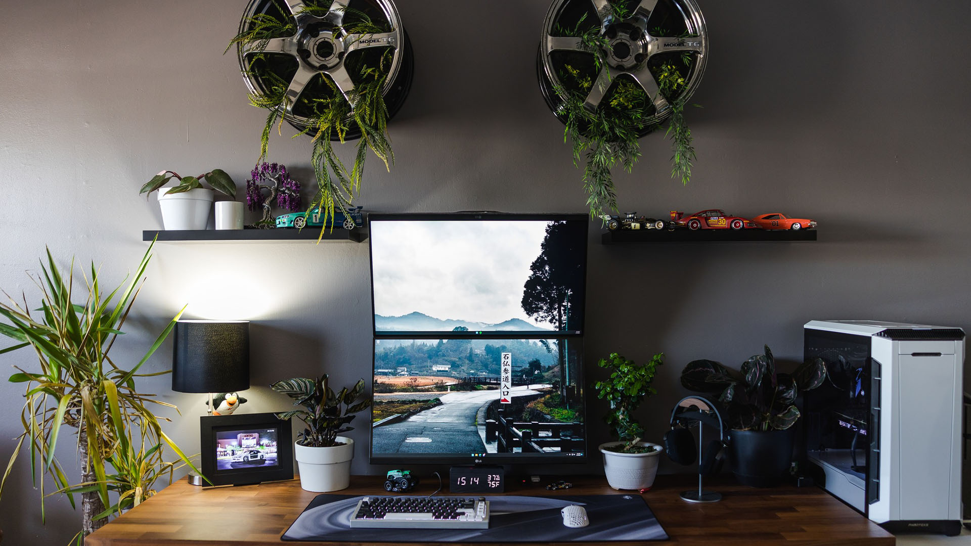 This AMD-powered PC gaming setup is all about cars and plants