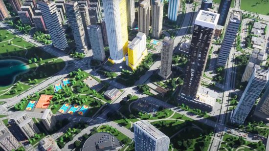 Cities Skylines 2 economy broken: A huge metropolis from Colossal Order city building game Cities Skylines 2