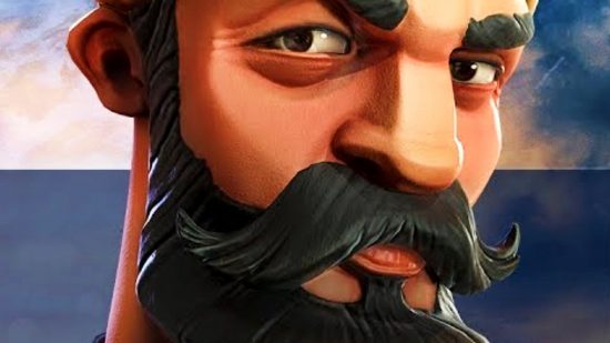 Civilization 6 Platinum Edition is a free Steam game for the weekend - A man with a thick, black beard and moustache looks at you quizzicaly.