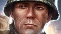 Classified France '44 release date: A close up of a WW2 soldier's face in Classified France '44.