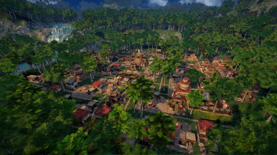 El Dorado The Golden City Builder - A settlement built in the heart of a jungle.