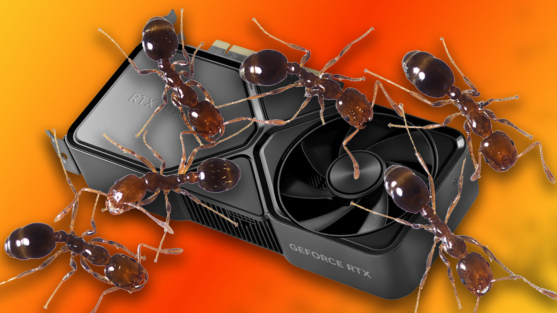 PCs are being infested by ants that eat thermal paste
