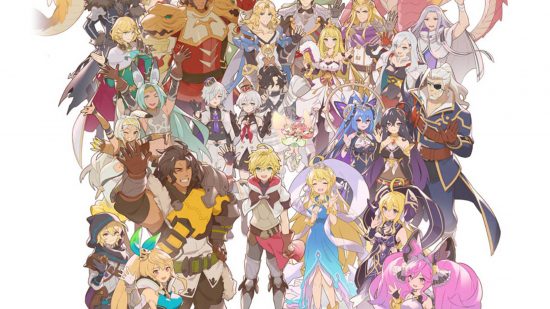 A crop of the final Dragalia Lost artwork used to commemorate end of service.