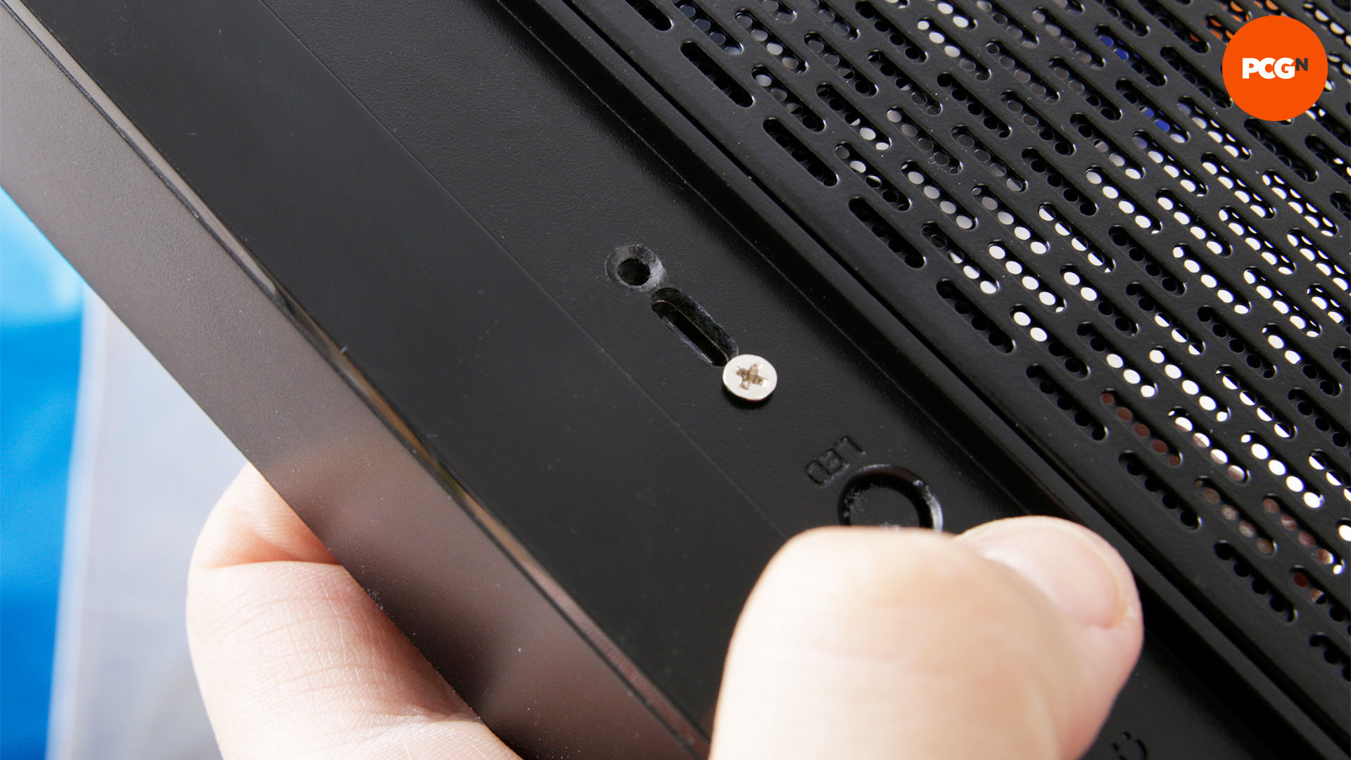 How to add USB-C to your PC case: Drill screw recesses
