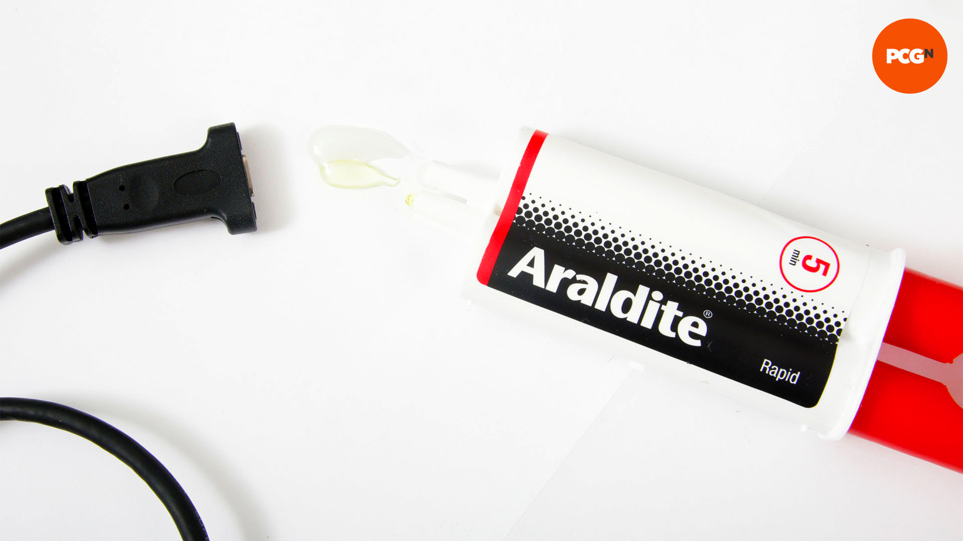How to add USB-C to your PC case: Secure port with Araldite
