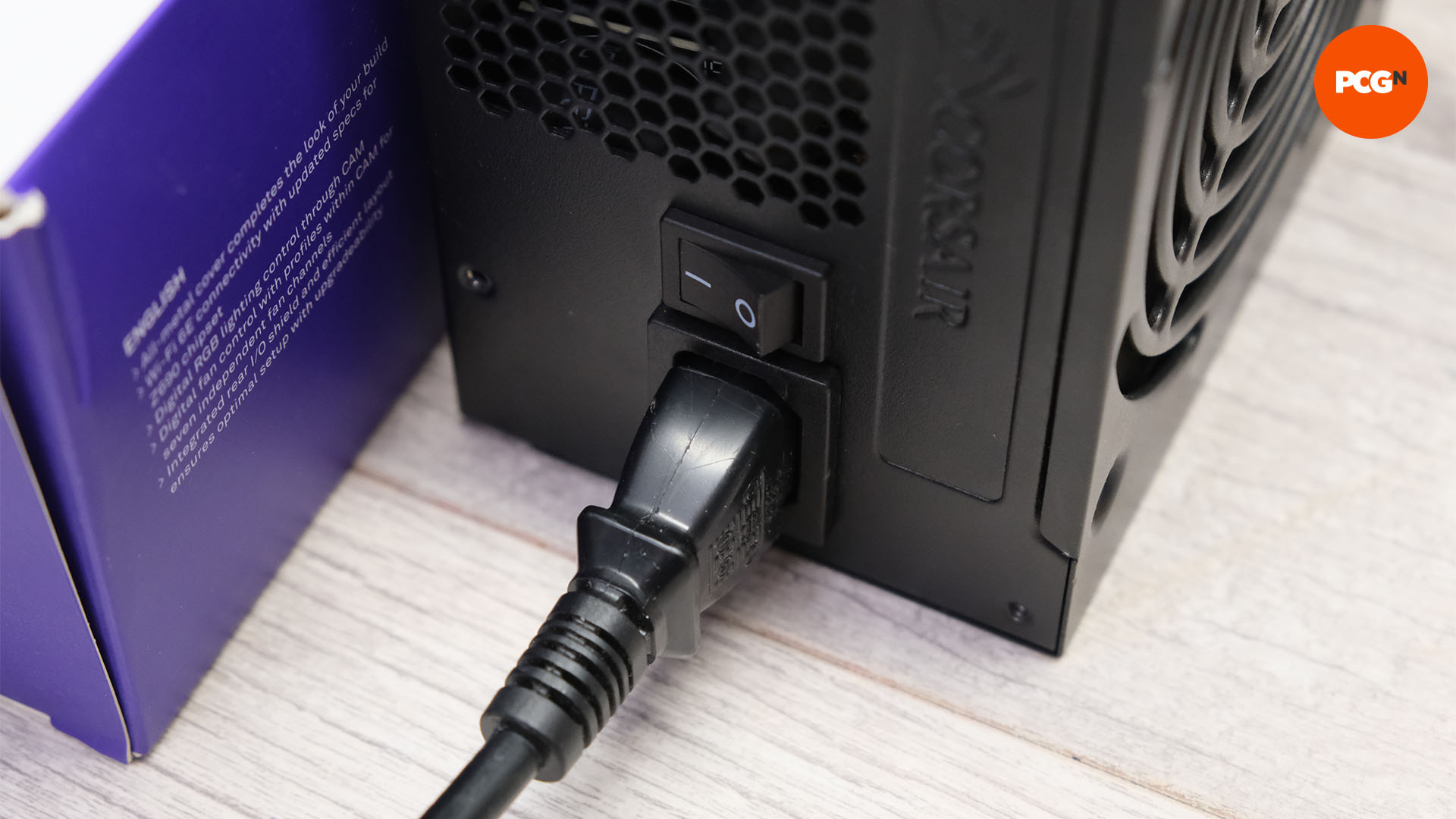How to build a gaming PC: Connect PSU to mains