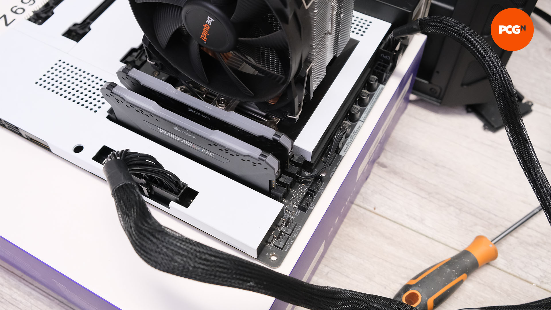 How to build a gaming PC: Connect ATX power plug