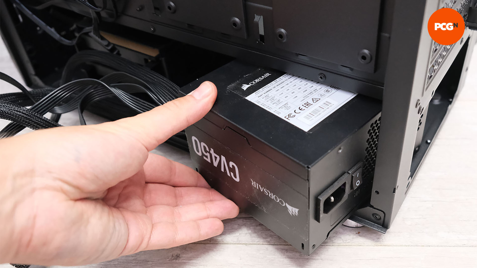 How to build a gaming PC: Install PSU
