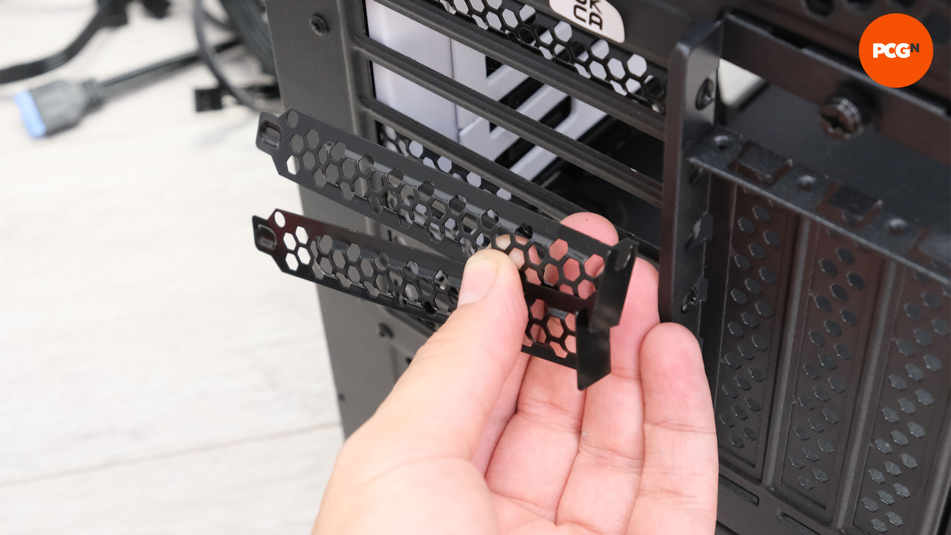 How to build a gaming PC: Remove expansion slot covers
