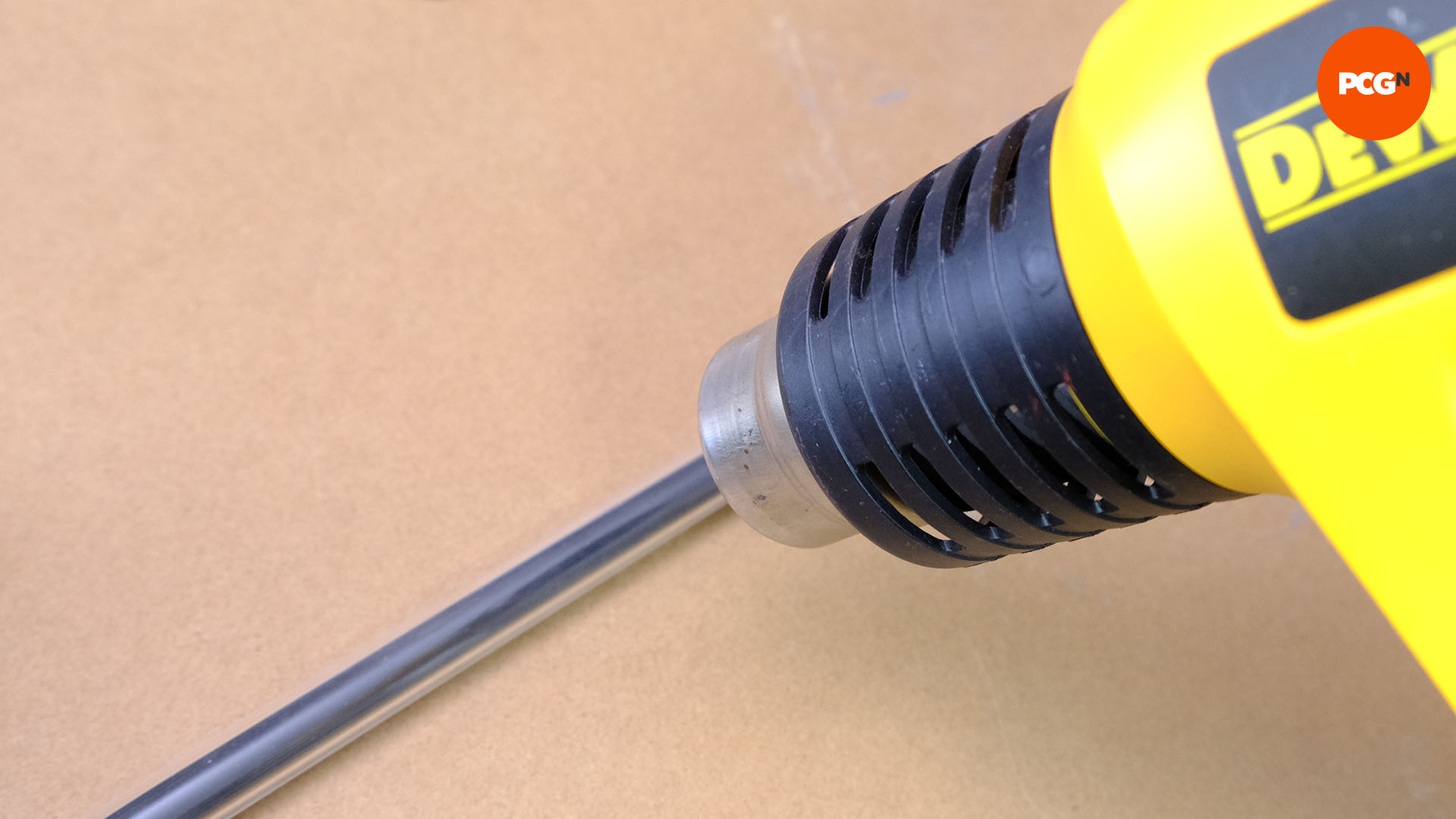 How to cut and bend hard water cooling tubing: Use heat gun